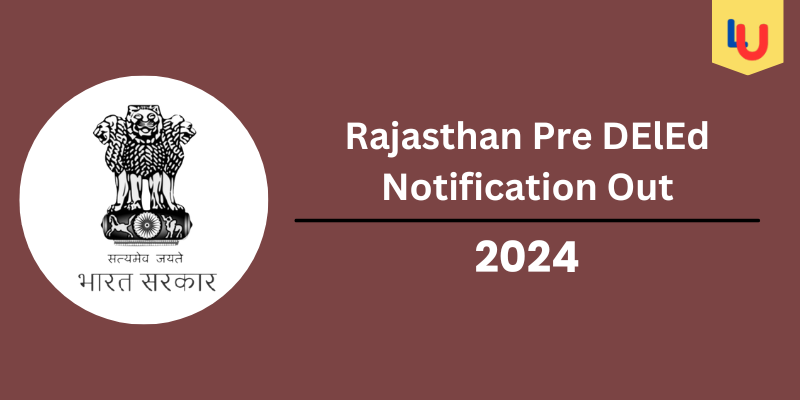 Rajasthan Pre DElEd Notification Out 2024: Check Post For Exam Date