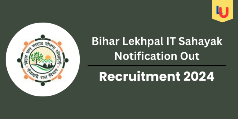 Bihar Lekhpal IT Sahayak Notification Out 2024,Check Post, Selection Process - Apply Online